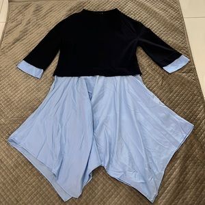 Zara blue dress